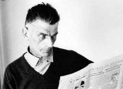 Beckettreading.jpg (32877 octets)